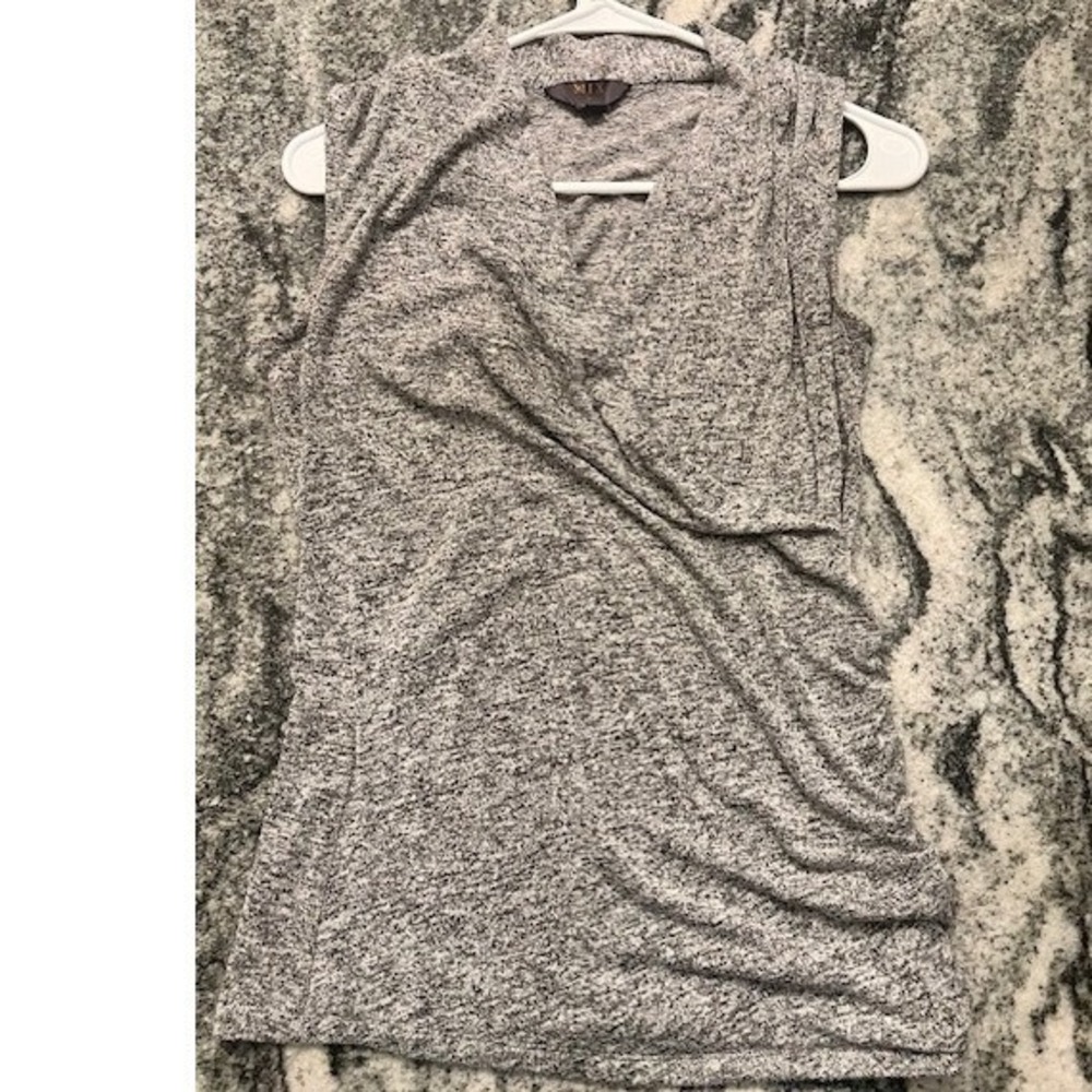 Mix by 41 Hawthorn of Stitch Fix Women's Small Gray Soft-Knit Cowl Neck Sweater